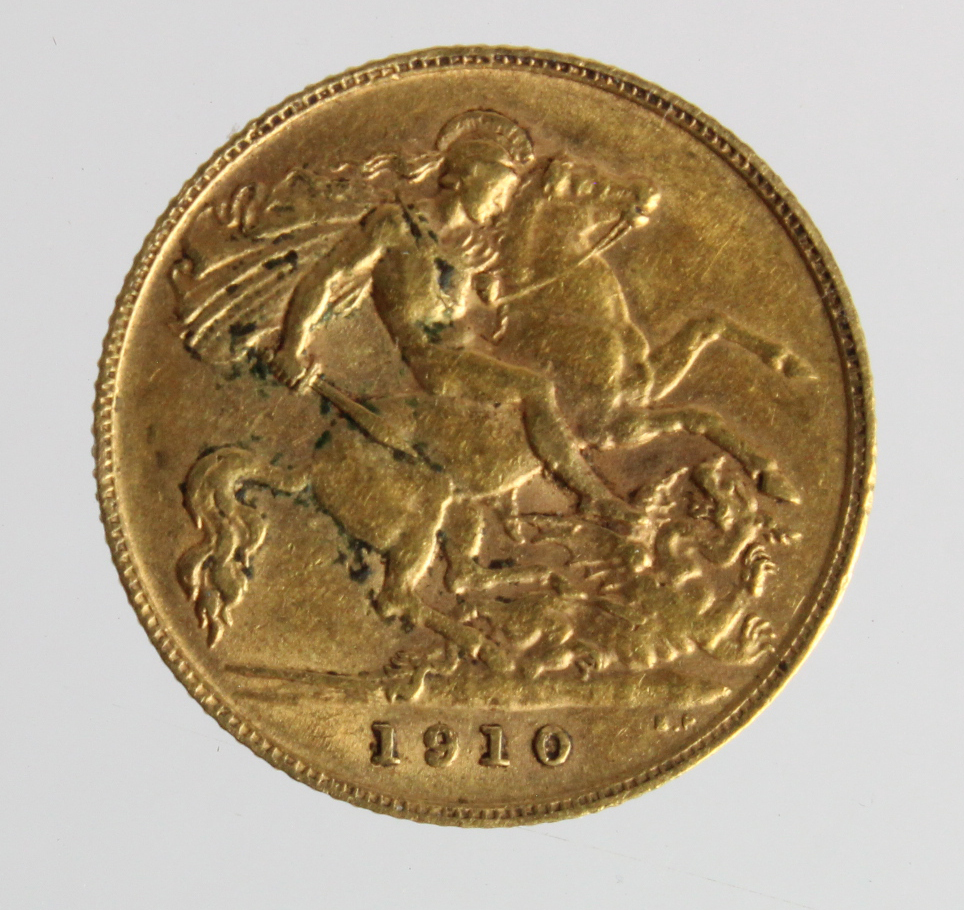 Half Sovereign 1910 aVF - Image 2 of 2