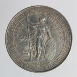 British Empire Trade Dollar 1910 B, aEF, light marks. (Issued for use in Hong Kong, Shanghai,