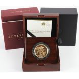 Five-Sovereign piece 2016 BU boxed as issued