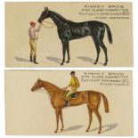 Kinney U.S.A. - Famous Running Horses (English), complete set in pages, VG, cat value £750