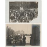 Southwold, 1907 fishermen protesting & sending a deputation to the Harbour Authorities, original