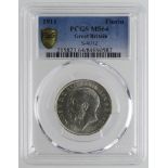 Florin 1911 slabbed PCGS MS64.