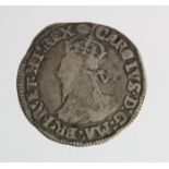 Charles I sixpence mm. Tun, 2.69g, S.2813, F-GF