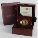 Sovereign 2017 "Pistrucci" Proof FDC boxed as issued