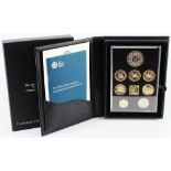 Proof Set 2016 "Commemorative" edition (8 coins) FDC cased with certs and sleeve.