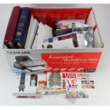Coin covers in a large box, a variety of themes with better types/silver seen