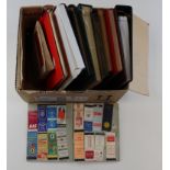 World stamps in box with various stockbooks and albums (Qty) Buyer collects