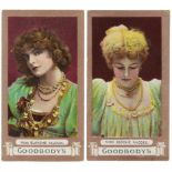 Goodbody - Eminent Actresses (name at bottom) - complete set in pages, VG cat value £1500