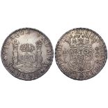 Spanish Mexico silver "Pillar Dollar" 8 Reales 1770 Mo MF, toned GVF