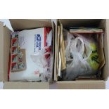 Accumulation range of stamps in albums, stockbooks, packets or loose, contained in two cartons.