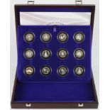 Coronation Anniversary Collection 2003 Fifty Pences (12) all silver proof issues comprising Guernsey
