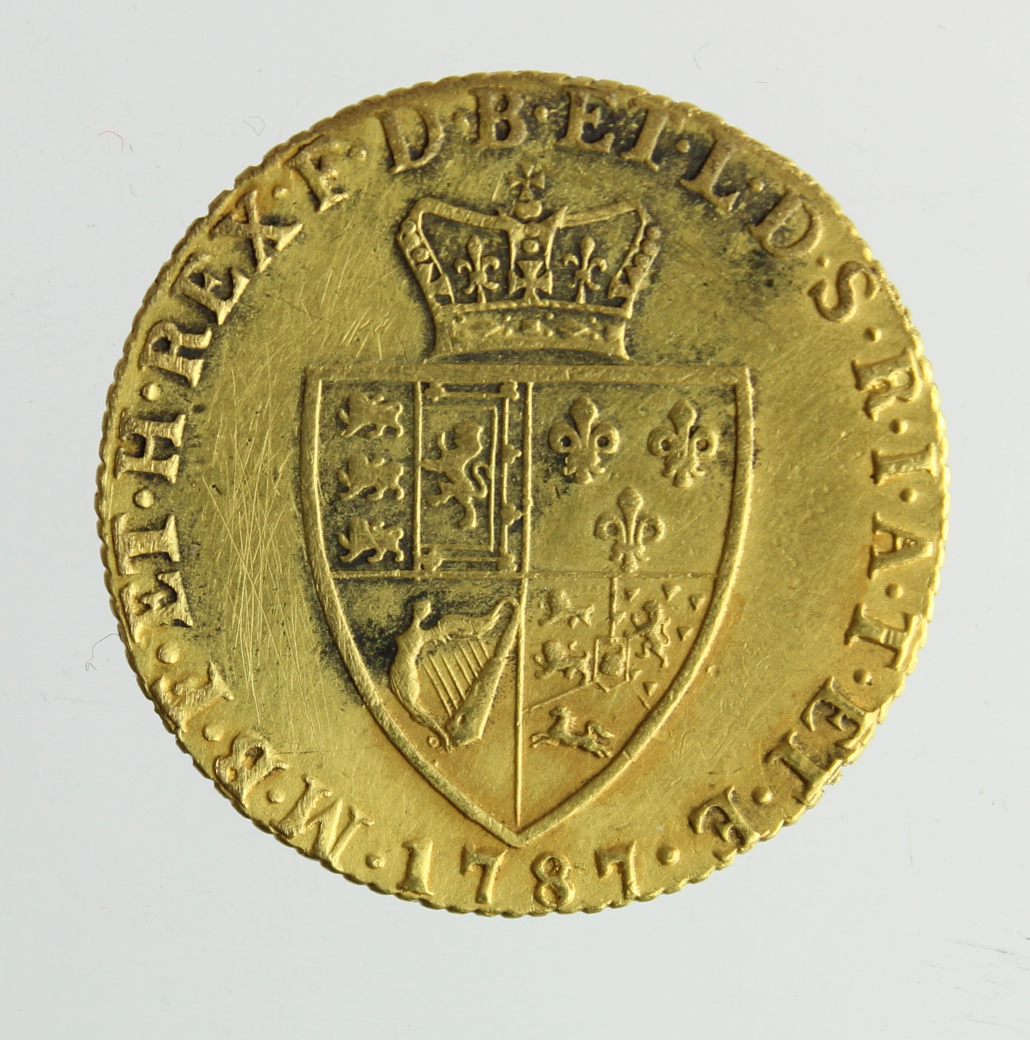 Guinea 1787 VF but ex mount (milling repaired) - Image 2 of 2