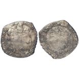 Charles I halfcrown mm. Triangle in circle, 15.24g, S.2779, nVF but weak and short of flan.