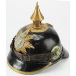 German / Prussian Model 1895 Sachsen (Saxon) Infantry Mannschaften (enlisted man) Pickelhaube. The