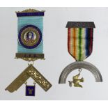 Masonic Medals (2) comprising a Kingston upon Hull P.M. silver gilt medal Technical Lodge No.