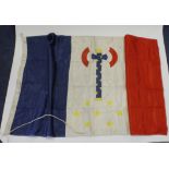 Vichy France Petain flag silk.