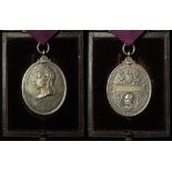 South Eastern Railway unmarked silver 1836-1886 S.E.R. Jubilee medal presented to Stephen Jones.