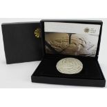 British Commemorative Medal, hallmarked silver d.65mm, 155.517g sterling: Royal Mint: The 2010 Royal