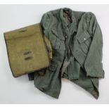 German Nazi M40 Tunic, poor condition, evidence of Eagle on left sleeve, with German Army