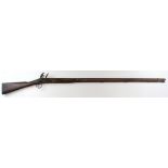 18th century 51 inch barrel flintlock trade musket, untouched sleeper in working condition lock