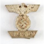 German 1939 bar to the Iron Cross 2nd class.