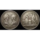 French Commemorative Medal, silver d.41mm, 31.11g: Marriage of Louis XVI (as Dauphin) to Marie
