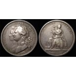 French Commemorative Medal, silver d.42mm, 31.43g: Birth of Dauphin Louis Joseph, to Louis XVI and