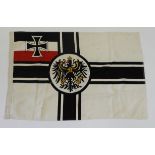 German Naval Flag with faded markings, 60x90