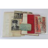 Military ephemera photos soldiers service books etc. Folder full.