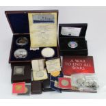 GB & World Medallions, Tokens etc. Quantity in a bag, 18th to 20thC assortment, mostly modern