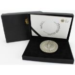 British Commemorative Medal, hallmarked silver d.65mm, 155.517g sterling: Royal Mint: The 2011 Royal