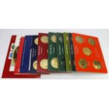 United Nations FAO 'Food for All' medal sets in presentation boards; the following complete sets