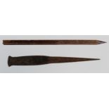 WW1 Flechette darts two different patterns.