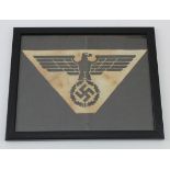 German framed sports vest eagle.