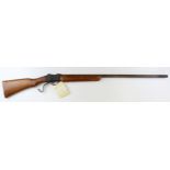 Rare & unusual clay firing shotgun, built on a MkIV Martini Henry action, copper plate riveted to