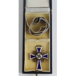 German Mothers Cross in Bronze, with fitted case