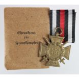 Imperial German Hindenburg Cross in original packet.