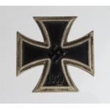 German Nazi Iron Cross 1st Class, no makers mark