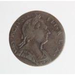 Contemporary Forgery George III Halfpenny 1772 GF