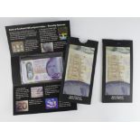 Scotland, Bank of Scotland (4) comprising 2 matching numbered pairs of polymer 20 Pounds, one with