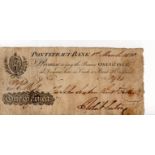 Pontefract Bank One guinea dated 1810 series No.B964 for John Seaton, Sons & Foster (Outing 1723e)