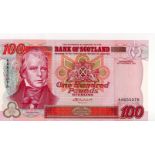Scotland, Bank of Scotland 100 Pounds dated 26th November 2003, FIRST SERIES note for this signature