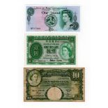 British Commonwealth Queen Elizabeth II portrait (3), East African Currency Board 10 Shillings