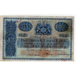 Scotland, British Linen Bank 5 Pounds dated 17th April 1933, scarce early date, handsigned by