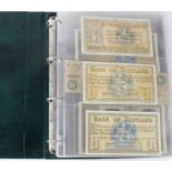 Scotland (81), a collection in Hendon Album, Bank of Scotland 20 Pounds (2) dated 1996 & 1998, 10