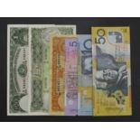 Australia (6), comprising 1 Pound and 10 Shillings signed Sheehan & McFarlane, 1 Pound signed Coombs