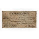 Corksheets Colliery near Bilston, 10 Shillings dated 1815 signed George Rushbury, serial No. 200 (