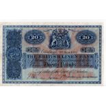 Scotland, British Linen Bank 20 Pounds dated 2nd July 1942, signed George Mackenzie, serial F/4 6/