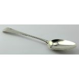 Scottish Provincial Aberdeen silver Old English pattern tablespoon c 1790 by Nathaniel Gillet of