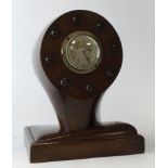 Propeller boss clock, with Arabic numerals to dial, dial reads 'Stadium, 8 Days', mounted on an